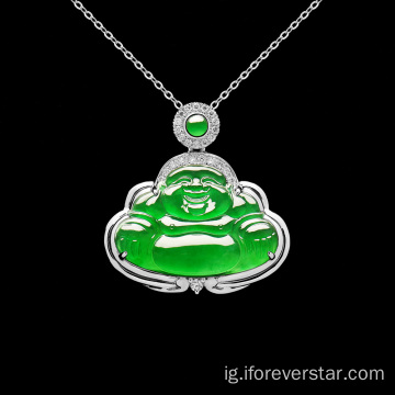 Ọnụahịa dị mma ọla Jade Stod Buddha